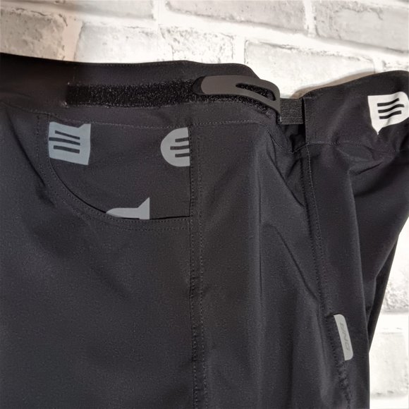 DNA Cycling Shorts Podium Unisex L Black Italy 9.5" Inseam DNA Cycling adjustabl - Picture 9 of 12